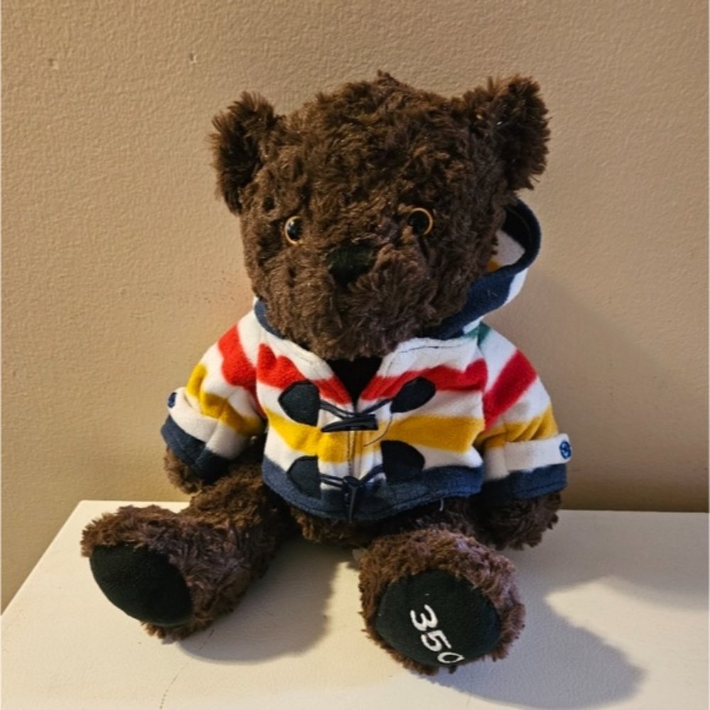 Hudsons Bay Signature Patrick 2020 Charity Teddy Bear 350 Stamp Plush Toy